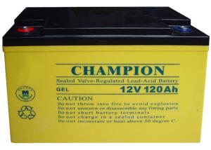 Wholesale China Champion Battery 12V120AH NP120-12-G Sealed Lead Acid GEL Battery, Solar Battery, Deep Cycle Battery from china suppliers