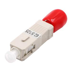 Wholesale SC Male to ST Female OM1 Multimode Simplex Fiber Optic Adapter/Coupler without Flange from china suppliers