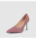 Leather Insoles 85mm High Heel Dress Shoes Thin Heeled For Party Wedding