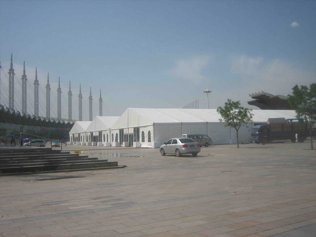 Easy Install Classic Size Temporary Tent Building With Glass Wall