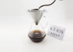 Pour Over Stainless Steel Coffee Dripper For Coffee Carafes , 2 Cups Capacity