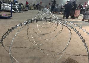 Wholesale Hot Dipped Galvanized Razor Wire BTO11 Barbed Blade Type For Popular from china suppliers