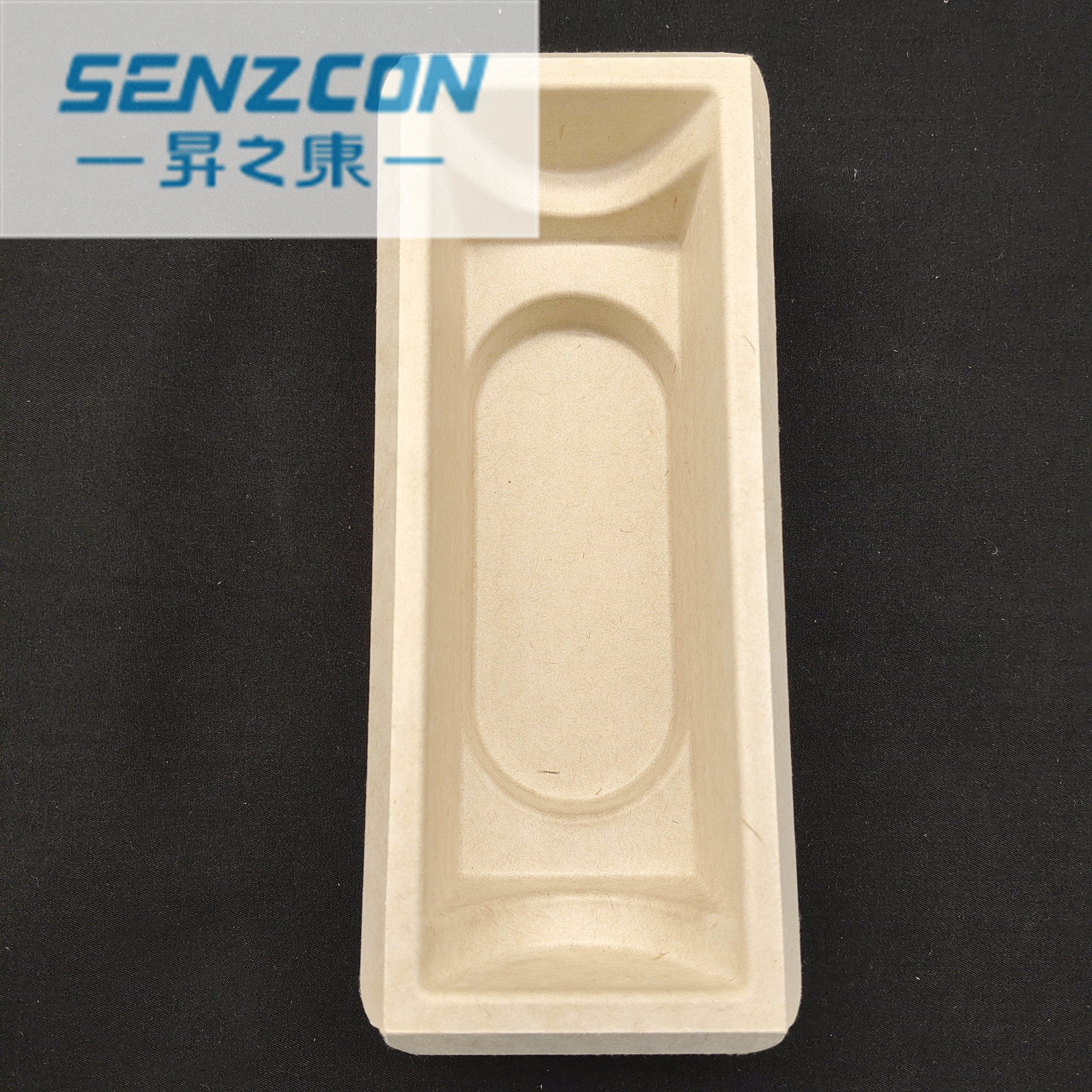 The factory directly supplies pulp molding packaging liners for thermos cups in their original color. These liners are embedded, fall-proof, and made