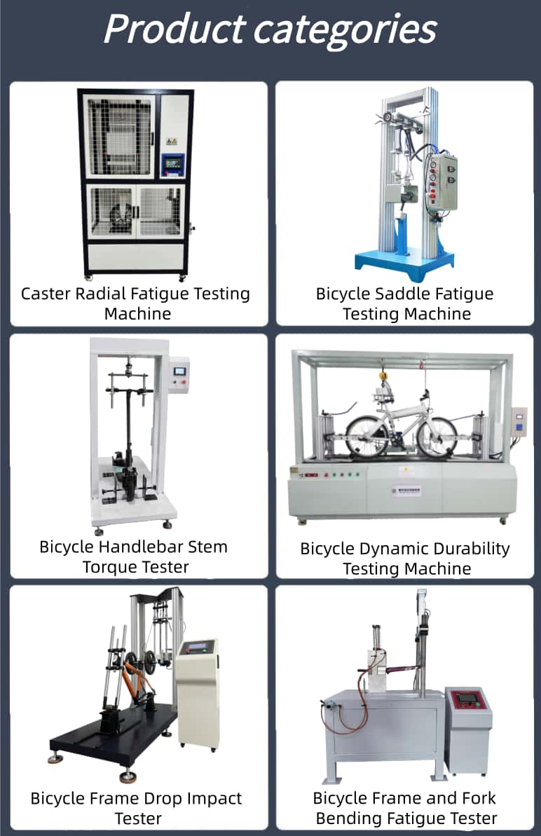Bicycle Brake Lever Fatigue Testing Machine - Dual Cylinder Brake Performance Tester for Kids and Adult Bicycles