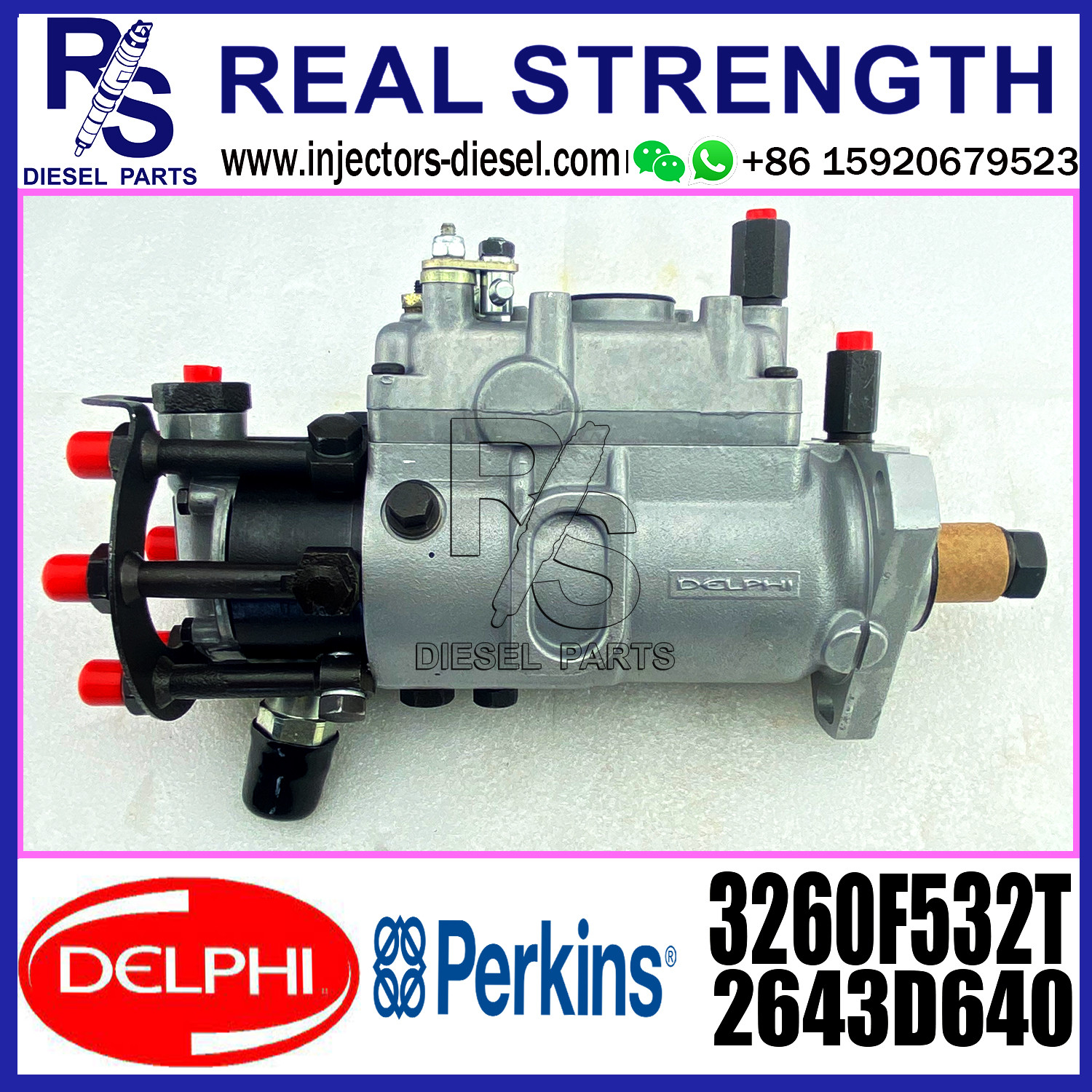 Genuine And Brand New Diesel Fuel Injection Pump 3260F532T 3260F530T 2643D640 For Perkins Engine