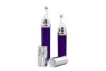 Acrylic Airless Vacuum Pump Bottle For Eye Cream Roller Ball Massage 15ml 20ml