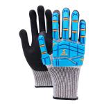 Reinforced Work TPR Gloves Impact Protection Cut Resistant Construction Gloves