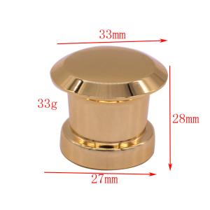 Wholesale Gold Magnetic Metal Zamak Perfume Caps Perfume Cover Fashion Customize from china suppliers