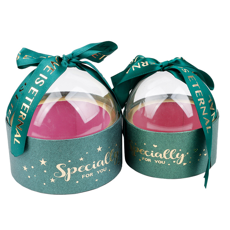 Christmas Sweet Chocolate Gift Packaging Box with PVC Window Enhance Product Visibility