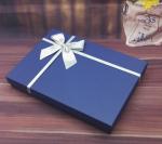 Custom Made Rigid Cardboard Boxes With Ribbons For Gifts Packaging
