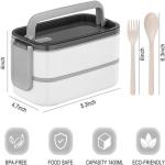 Multicolor Large Capacity Adult Bento Box for Lunch