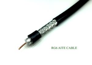 Wholesale Full Copper F660 RG6 75 Ohm Coaxial Cable Tinned Copper Braid LSZH Jacket from china suppliers