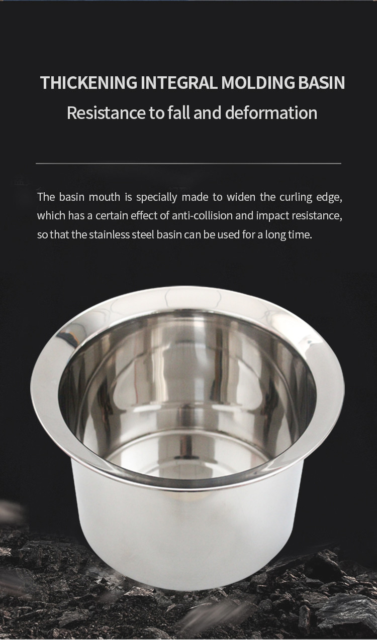 Weather Resistant Calf Hutch Parts 8L Stainless Steel Calf Buckets For Water / Milk / Food Filling