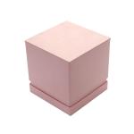 Custom Luxury Rigiding Textured Paper Candle Gift Boxes with Lid Print Own Logo