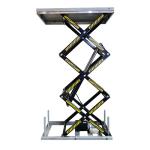 118.11in Stationary Multi Stage Scissor Lift 2 Ton High Strength Steel