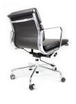 Black Color Aluminum Office Chair Large Load Capacity With Swivel Tilt Lift Base