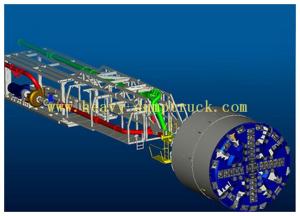 Wholesale Slurry TBM used to maintain earth and water pressure balance on the tunnel face from china suppliers