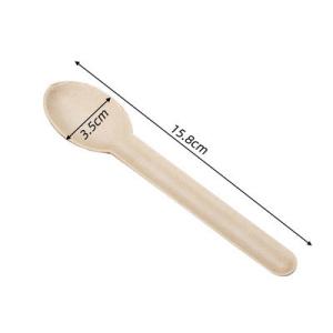 Wholesale Biodegradable Sugarcane Bagasse Cutlery Disposable Spoon 6.2 inch from china suppliers