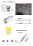 Flexible LED Silicone Tube 12×12mm For Neon LED Lights OEM ODM