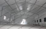 White Color 8x15M Water Proof Military Army Tent With Pvc Screen Windows