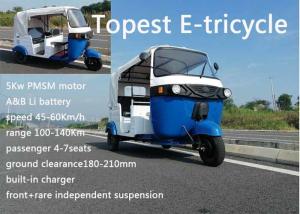 Wholesale 45-60Km/h Electric Tricycle Car Passenger Tricycle from china suppliers