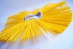 Zhenda Iron Ring Waved Wafer Brush Ring For Road Snow Cleaning