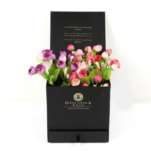 Wholesale Square Cardboard Flower And Chocolate Gift Box With Drawer Design from china suppliers