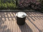 Poly Rattan Waterproof Lounge Bed , Rattan Conservatory Furniture