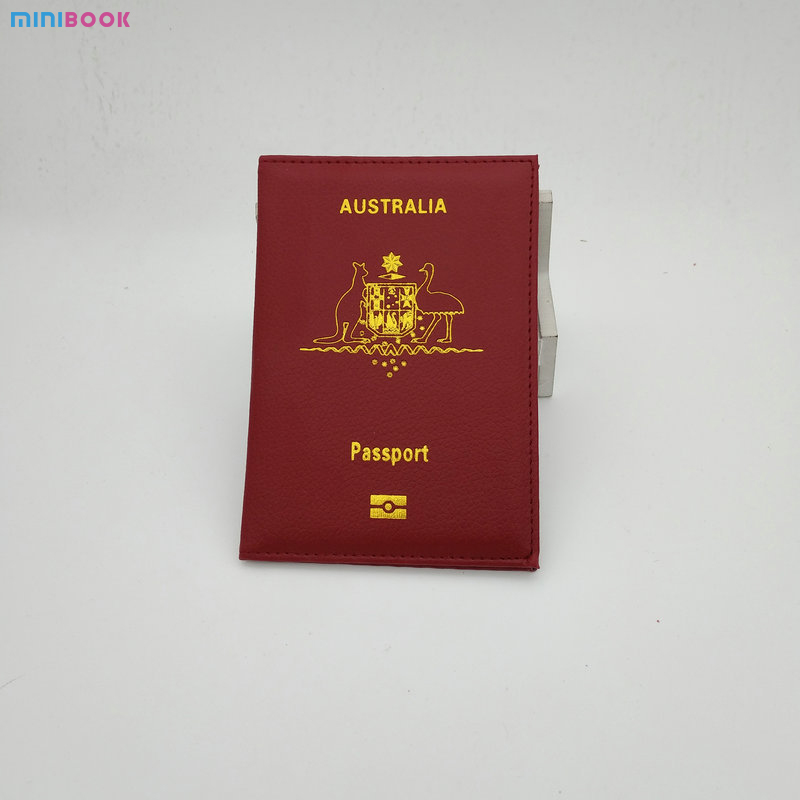 PU Leather USA Passport Cover Personalised American Holder Case Travel Document Case