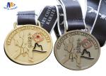 Zinc Alloy Custom Sports Medals For Club , Silver Plating Soft Enamel Medalhas