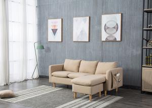 Wholesale Light Skin Contemporary Bedroom Furniture Fabric Corner Sofa Set Three Seater from china suppliers