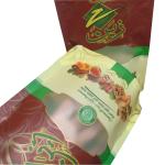 Custom matte stand up food packaging bags for snack pistachio mix nuts