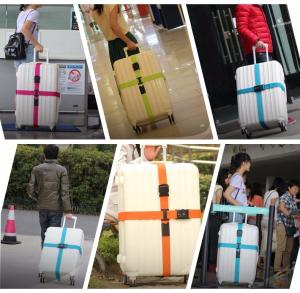 Wholesale 2 Inches Lockable Personalised Luggage Straps With Names 180CM Length from china suppliers