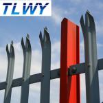 China Anping TLWY 30 Years Factory Galvanised Steel Palisade Spiked Security