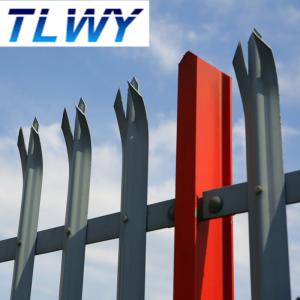 Wholesale China Anping TLWY 30 Years Factory Galvanised Steel Palisade Spiked Security Fencing from china suppliers