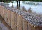 Professional Hesco Bastion Barrier For Bridge Protection / Flood Bank