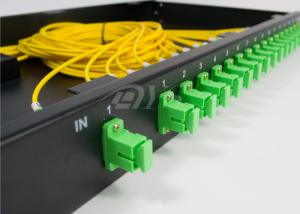 Wholesale SC/APC 1*16 PLC Optical Fiber Splitter Rack Mount Box Low Excess Loss from china suppliers