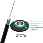 2 / 4 / 6 / 8 / 12 / 16 / 24 Core Fiber Optic Outdoor GYXTW Armor Corrugated