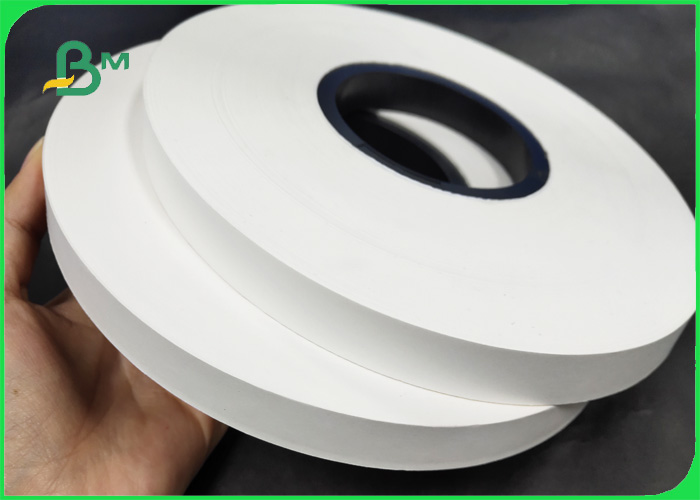 120g White Kraft Paper Virgin Wood Pulp No Fluorescent Agent 14mm Width