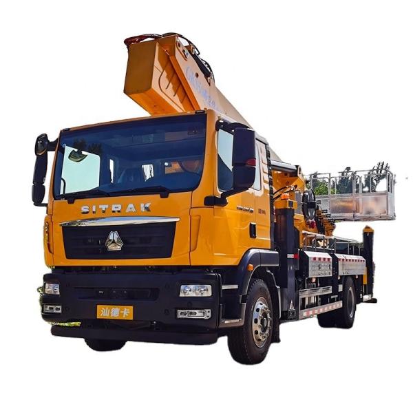 250hp 50m high JIUBANG factory Hot Sale telescopic Arm overhead vehicle truck