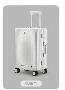 Wholesale Best Selling Custom Durable Trolley Case ABS Suitcase Front Opening Double Open Carry On Luggage from china suppliers