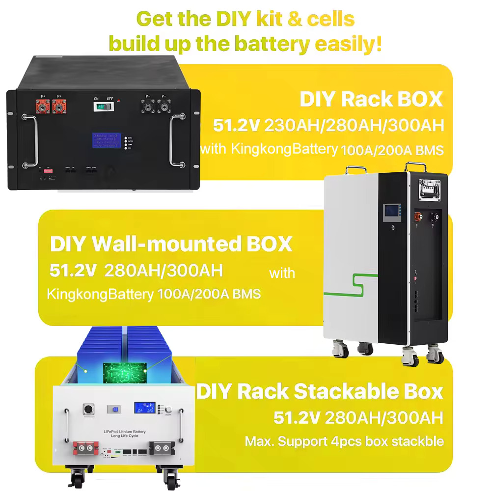 1C Discharge Rate 5kWh 100Ah 200Ah 280Ah 314Ah LiFePO4 Battery for Cell Energy Storage