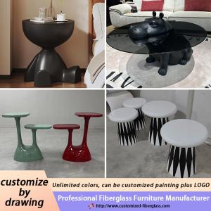 Wholesale Modern Coffee Table Set Fiberglass For Living Room Bedroom from china suppliers