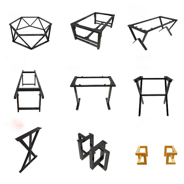 Hotel Design Stainless Steel Table Support with Aluminium Triangle Bracket Structure