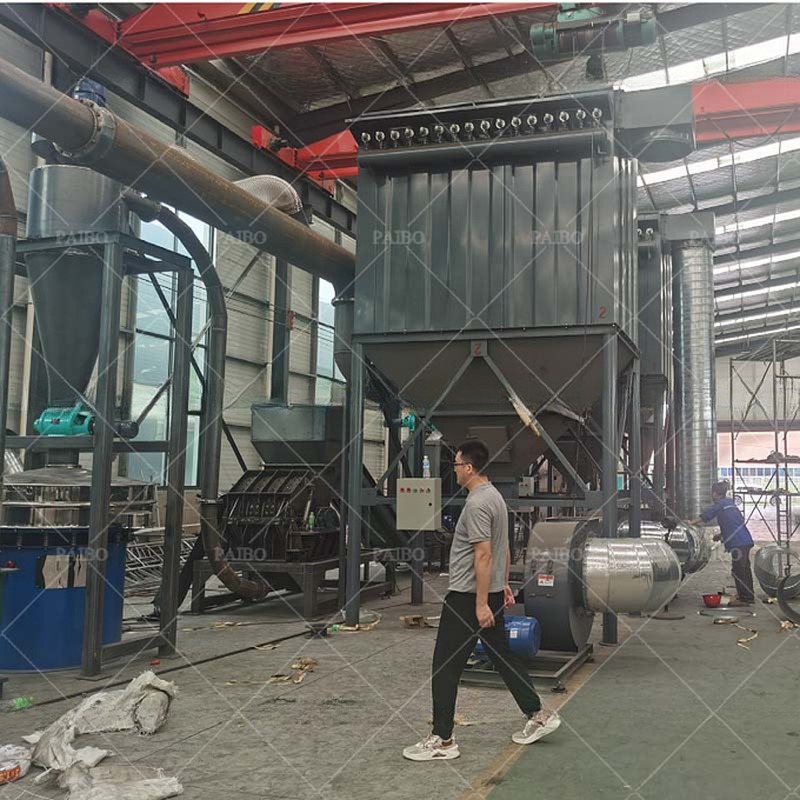 Full Automatic Soft Packages Battery Crushing and Sorting Equipment for Building Material Shops