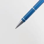 Aluminum Barrel Press Metal Ball Pen 1.0mm Matt Aluminum Ballpoint Pen Non-slip