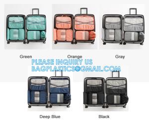 Wholesale Packing Cubes Travel Luggage Organizers With Laundry Bag,Shoe Bag And Toitetrybag, Luggage For Carry On Suit from china suppliers