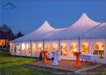 Customized Size White PVC Tent Fabric Mixed Marquee Party Tents For Outdoor