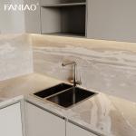 Modern Modular Designs White Shaker Kitchen Storage Furniture White Melamine