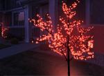 LED Iron Pole Cherry Tree Lights Peach Blossom Luminous Plant High Brightness